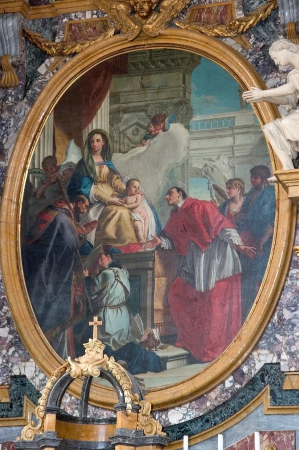 Madonna con Bambino tra Sant'Ambrogio e San Carlo Borromeo